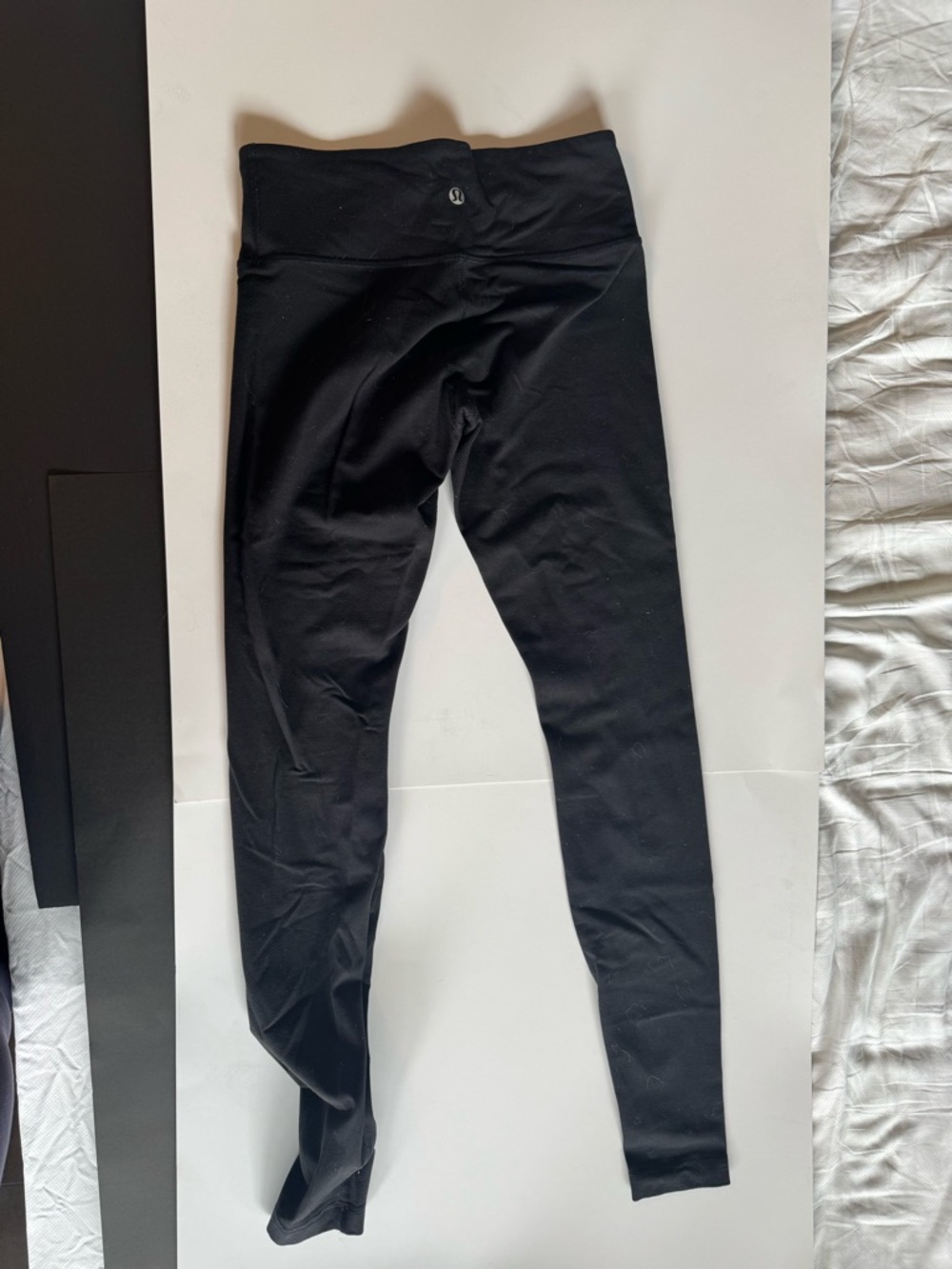 Lululemon 28” black wunder under leggings size 4